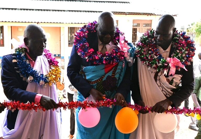 Kuyok Abol Kuyok, Minister of General Education and Instruction inaugurate Grinti Science and Technology Academy on Tuesday in Wau, Western Bahr El Ghazal