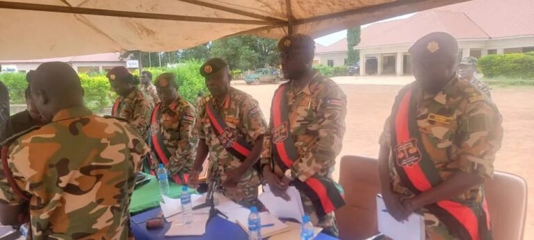 Members of military court in Wau [Photo via Getty Images